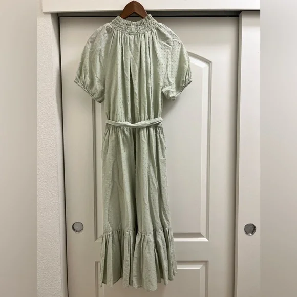 NWT Alex Marie Kaia Mockneck Tiered Midi Dress - Picture 4 of 11